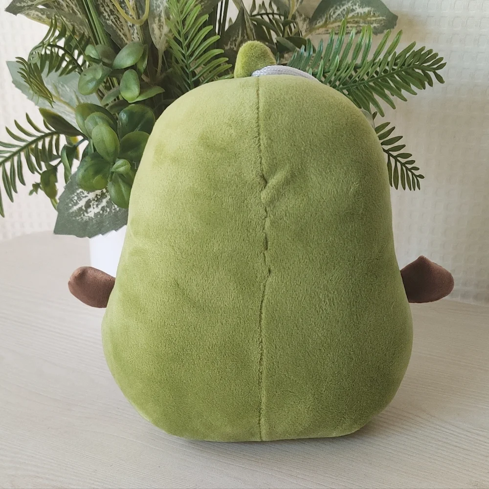Avocado Plush w/Hanging Rope and Strawberry Belly